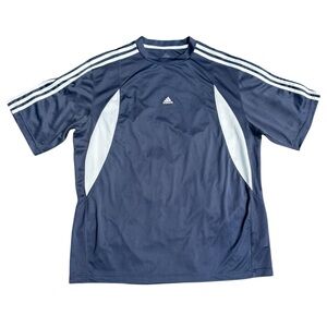 XL Vintage Adidas Navy Blue Athletic T-Shirt